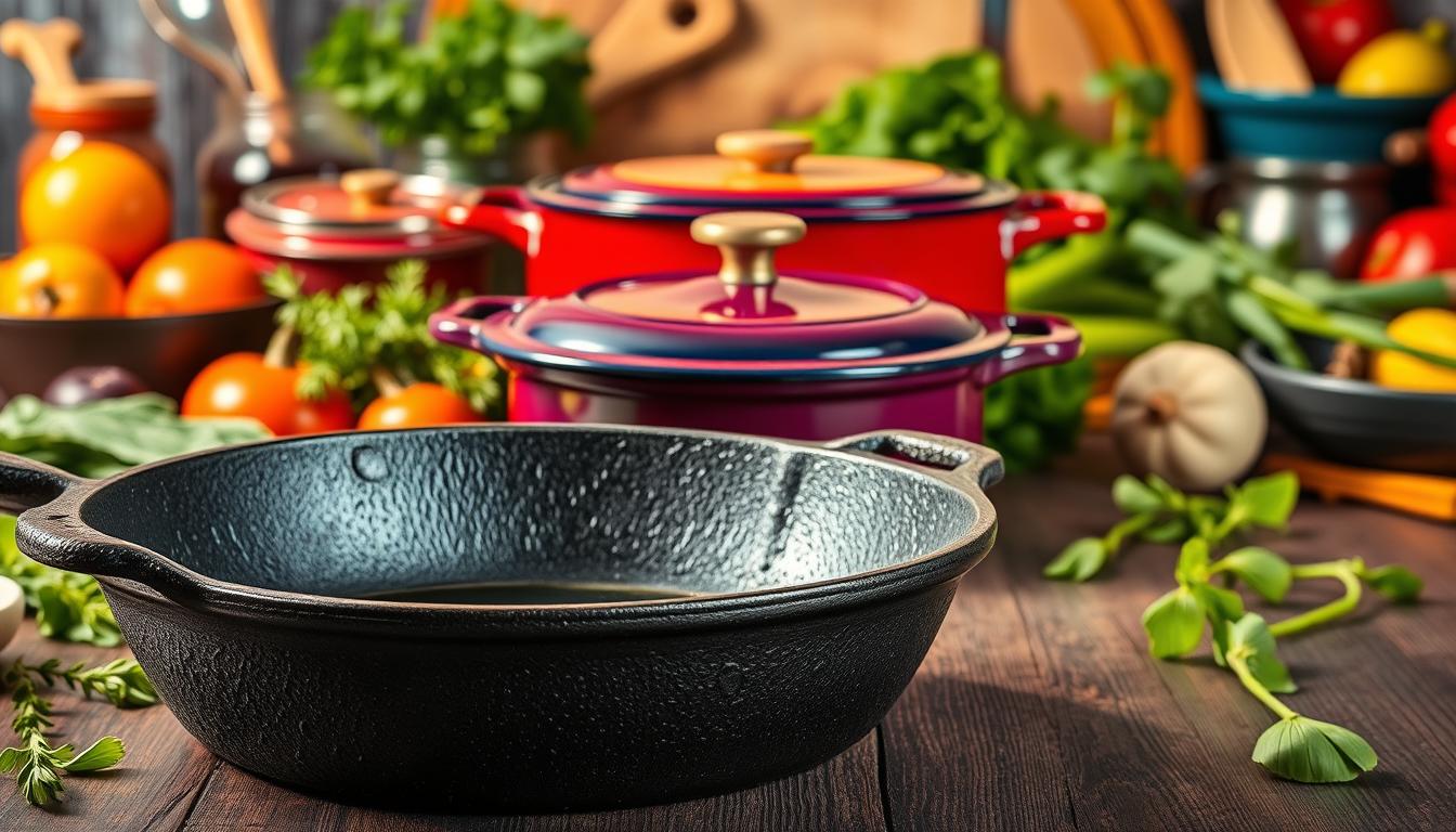Cast Iron Work Cast Iron vs. Enameled Cast Iron: What’s the Difference? – Cookware Ninja