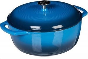 AmazonBasics Enameled Cast Iron Covered Dutch Oven