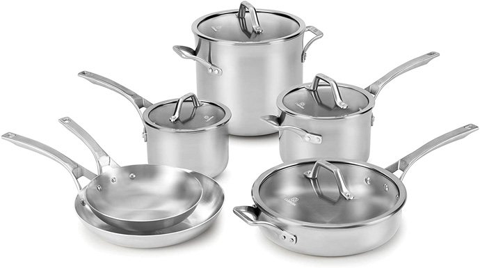 Calphalon Signature Stainless Steel Pots and Pans Set