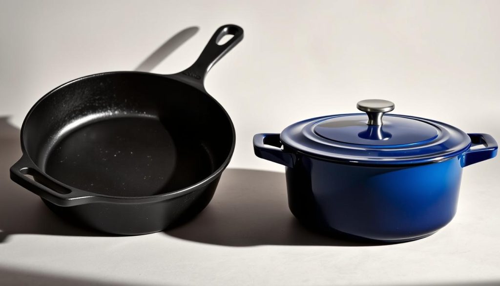 Cast Iron Vs Enameled Cast Iron What S The Difference Cookware Ninja