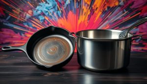 Read more about the article Cast Iron vs. Stainless Steel Cookware: Which to Choose?