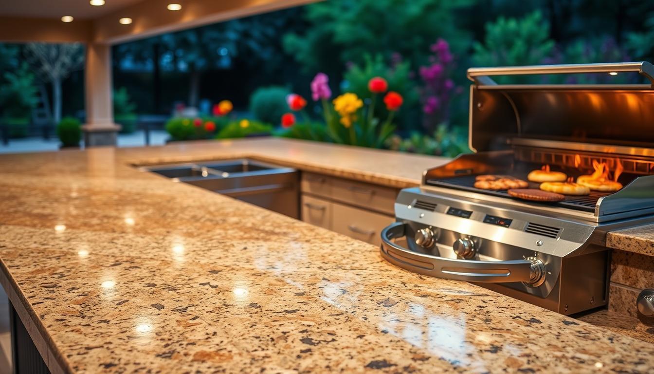 Read more about the article Choosing the Right Outdoor Kitchen Countertops for Durability & Style