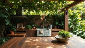 Read more about the article Eco-Friendly Outdoor Kitchen Materials for Sustainable Living