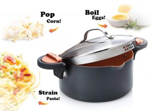 Pasta Pot with Multiple Cooking Features