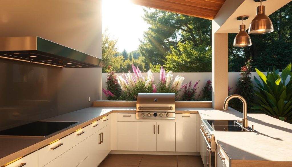 Photo inspiration: Visual Reference: Modern Outdoor Kitchen Inspiration Sleek Functional Designs