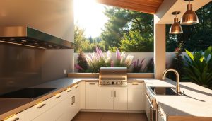 Read more about the article Modern Outdoor Kitchen Inspiration: Sleek & Functional Designs