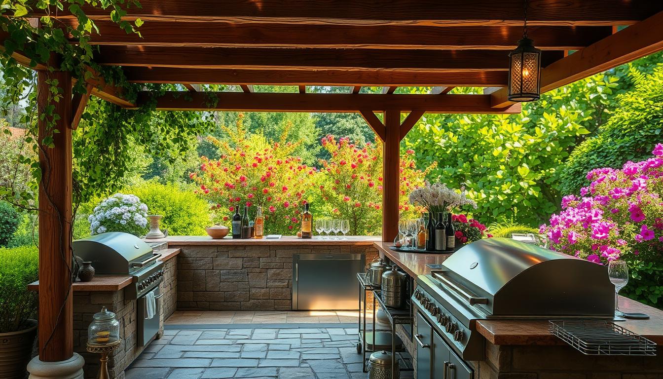 Read more about the article Outdoor Kitchen Pergola Designs for Shade & Style