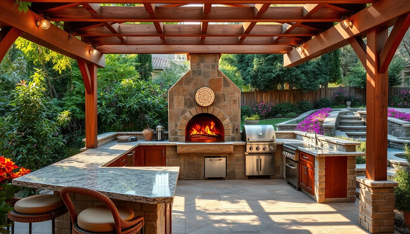 Read more about the article Outdoor Kitchen with Pizza Oven: The Ultimate Backyard Upgrade
